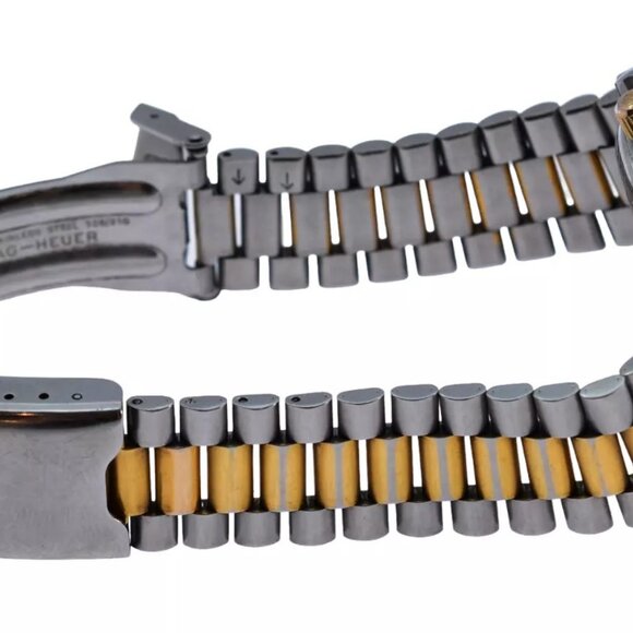 Vintage Tag Heuer 38mm Men's Two Tone 2000 Series Chronograph Watch Ref: CE1121! - Picture 6 of 9